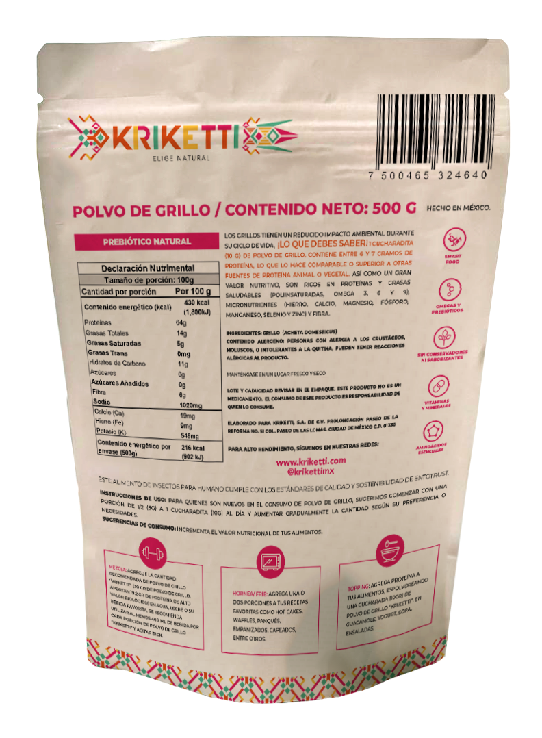 Polvo de Grillo - 500 g