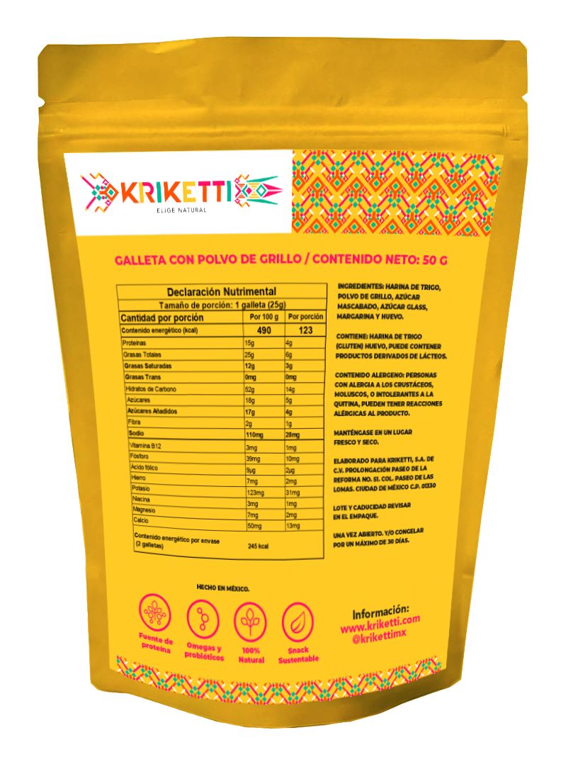 Galleta Vainilla - 50 g